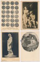 56 db RÉGI használatlan angol művész motívumlap / 56 pre-1945 unused British art motive postcards