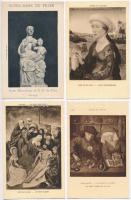 6 db RÉGI használatlan francia művész motívumlap / 6 pre-1945 unused French art motive postcards