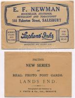 13 db RÉGI vegyes papír képeslaptok / 13 pre-1945 mixed paper postcard cases