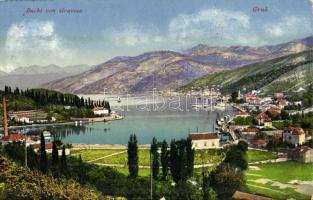 Gruz, Gravosa; Bucht von Gravosa / general view, port + 1917 K.u.K. Kraftwagenkolonne Nr. 35. K.u.K. Hauptfeldpostamt 400/III (EK)