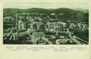 1914 Szliács, Sliac; Pannonia, Otthon, Hungaria, Fürdőház, Buda, Bellevue, Bristol, Újpest, Huszka vendéglő, Amália, Strauss, Dankovsky kávéház és étterem, Pest és Pestszárny szálloda, Izraelita vendéglő, Üdvözlégy, Üvegház kertész lak / hotels, Jewish restaurant, greenhouse, café