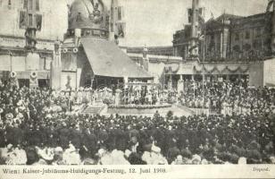 1908 Vienna, Wien; Kaiser-Jubiläums-Huldigungs-Festzug / Franz Josephs anniversary festival and military parade (Rb)