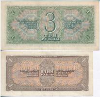 Szovjetunió 1938. 1R + 3R T:II,III
Soviet Union 1938. 1 Ruble + 3 Rubles C:XF,F