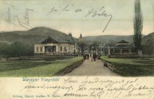 1902 Visegrád, utcakép, templom, nyaraló. Kiadja Holtság Károly (EK)