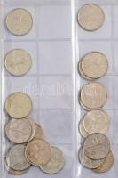 1994. 200Ft Ag "Deák" (60x) albumban, közte 1db 1995. 200Ft Ag "Deák" T:1-,2 pat...