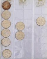 1994. 200Ft Ag "Deák" (60x) albumban, közte 1db 1995. 200Ft Ag "Deák" T:1-,2 pat...