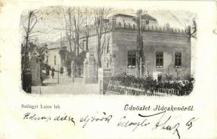 1904 Ráckeve, Szilágyi Lajos lak, villa (apró szakadás / tiny tear)