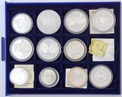 11db-os vegyes érme és emlékérem tétel, közte több magyar Ag emlékérem: 1994. "Balassi Bálint h...