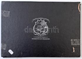 23db-os vegyes magyar és külföldi érme tétel "Moments of Freedom" tálcán, Ausztria 1976. 1...