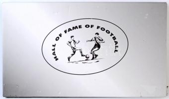 Uganda 2006. 2000Sh Ag "A labdarúgás halhatatlanjainak csarnoka" 14db klf, éremtartó tálcá...