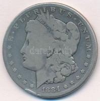 Amerikai Egyesült Államok 1884. 1$ Ag Morgan T:3 USA 1884. 1 Dollar Ag Morgan C:F