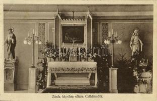 1932 Celldömölk, Zárda kápolna oltára, belső (EK)