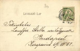 1905 Szombathely, Kálvária, villamos, mozdonyvezető (EK)