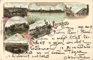 1898 Losonc with military barracks