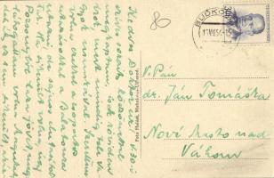 Füzesér, Fisarovce, Vrbnica; kastély, kúria. Rajta Füzesséry Tamásné levele / castle, villa