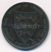 Jersey 1877H 1/24Sh Br "Viktória" T:2- ph., ü.
Jersey 1877H 1/24 Shilling Br "Victor...