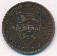 Jersey 1888. 1/24Sh Br "Viktória" T:2 kis ph.
Jersey 1888. 1/24 Shilling Br "Victori...
