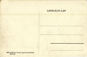 Somorja, Samorín; Izraelita templom, zsinagóga. Goldstein József kiadása / synagogue