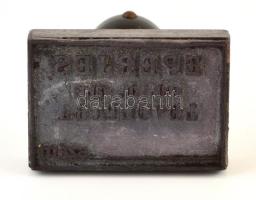 cca 1910 "Eperjes Levéltára" pecsét, 7x5x4 cm