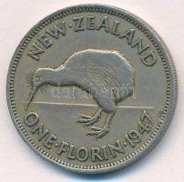 Új-Zéland 1947. 1Fl Ag "VI. György" T:2-
New Zealand 1947. 1 Florin Ag "George VI&qu...