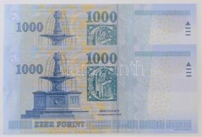 2015. 1000Ft (2x) "DA", sorszámkövetők T:I