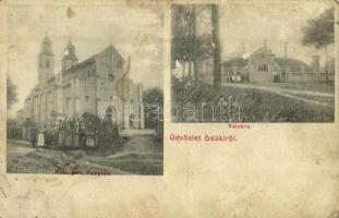 1914 Deáki, Diakovce; Római katolikus templom, Kálvária / Catholic church, calvary (fl)