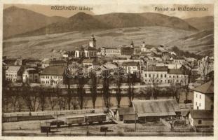 1918 Rózsahegy, Ruzomberok; vasútállomás / Bahnhof / railway station (EK)