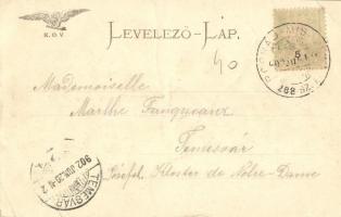 1902 Zsolnalitva, Ljetava, Lietava (Vágvölgy, Povazie); Hrad Lietava / vár a Kassa-Oderbergi Vasút (...