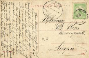 1908 Perjámos, Periam; Hungária szálloda. W.L. 1333. / hotel (EK)