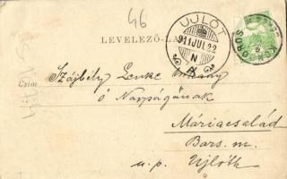 1911 Csákó, Cicau; falu részletek, nyaraló / village details, villa (EB)