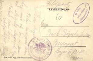 1915 Borsa, Borscha; Vas híd, Gyógyszertár. Kiadja a Fogyasztási Szövetkezet / bridge, pharmacy, str...