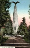 1915 Fehéregyháza, Albesti; Segesvári csata honvéd emlékműve, Petőfi sírja / 1848-49 Heroes monument of the Sighisoara Battle, obelisk