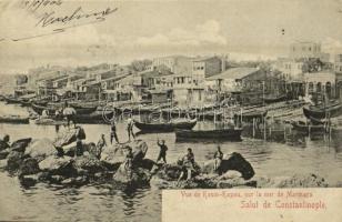 1904 Constantinople, Istanbul, Stamboul; Vue de Koum-Kapou, sur la mer de Marmara / Kumkapi, Marmara Sea (EK)