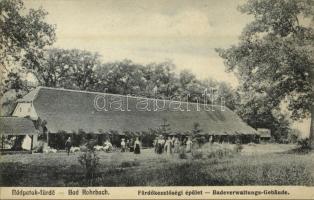 1908 Nádpatakfürdő, Bad Rohrbach, Rodbav; Fürdőkezelőségi épület / Badeverwaltungs-Gebäude / baths administration building, spa