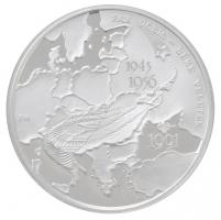 Fritz Mihály (1947-) 1991. "Megszálló szovjet csapatok kivonulása / KONYEC" Ag emlékérem e...