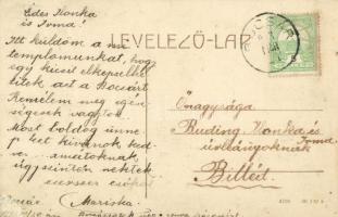 1913 Bocsár, Bocar; Római katolikus templom, Szerb ortodox templom / Catholic church, Serbian Orthod...