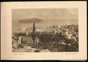 cca 1920 Dubrovnik és környéke, 20 db fénynyomatot tartalmazó album, jó állapotban, 16×24 cm