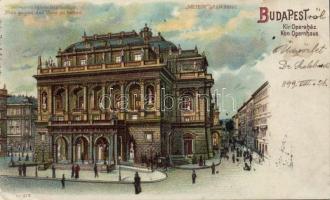1899 Budapest Opera Fény felé tartandó Litho
