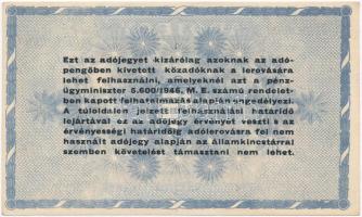 1946. 10.000.000AP sorozat- és sorszám nélkül T:I-