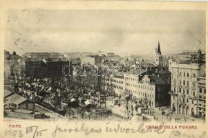 1903 Fiume, Rijeka; Canale della Fiumara
