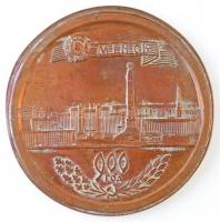 Szovjetunió DN Minszk / 1067-1967 Br plakett (82mm) T:1- ph., patina Soviet Union ND Minsz / 1067-1967 Br plaque (82mm) C:AU edge error, patina