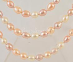 Jo Hampton tenyésztett gyöngy nyaklánc. Eredeti dobozában, leírással, tanúsítvánnyal 132cm