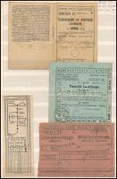 1930-1944 10 db M. Kir. Államvasutak jegy