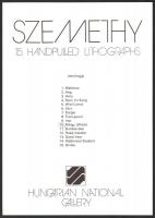 1984 Szemethy Imre (1945- ): Mirigy. Rézkarc, papír, jelzett, 20x12 cm