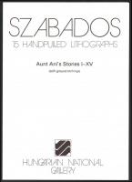 1984 Szabados Árpád (1944-2017) Ani néni történetei IV. Rézkarc, papír, jelzett, 19x29 cm