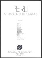 1984 Perei Zoltán (1913-1992): Őz, fametszet, papír, jelzett, 15x11 cm