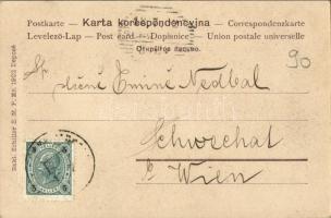 1902 Zaszczytny taniec weselny / Mützwe Hochzeits-Tänzchen / Jewish wedding dance. Schiller S.M.P. J...