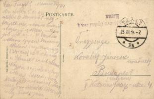 Merano, Meran (Südtirol); Brücke zur Reichenstrasse / bridge + "K & k Not-Reserve-Spital No...