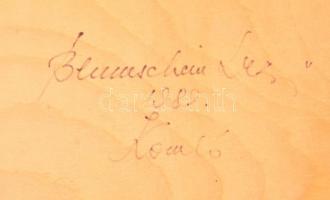 Olvashatatlan jelzéssel: Király és királynő réz lemez, falemez keretben, 31×22 cm