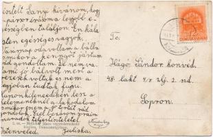 1941 Dunaszentgyörgy, Fő utca, orvoslak. Melicher János kiadása